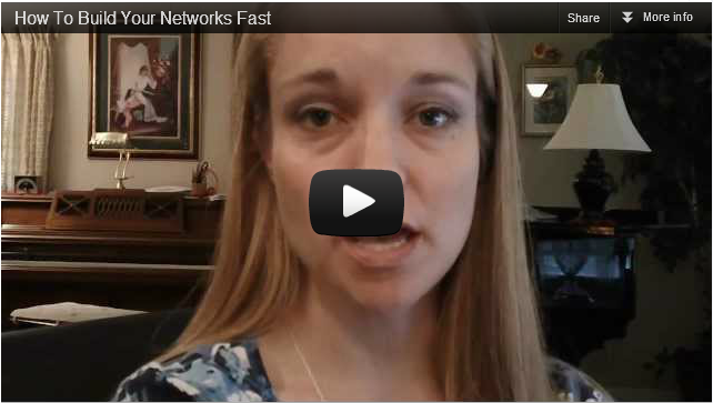 How to Build Networks Fast